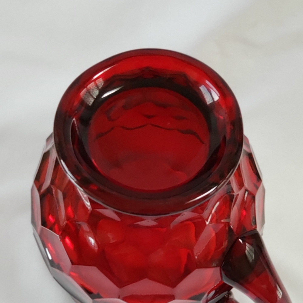 VINTAGE! Ruby Red Pitcher by Duncan Miller - Picture 7 of 10